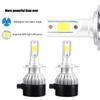 2 szt. Super Jasny Samochód Auto Mini Zestaw Reflektorów LED Żarówki Reflektorów 55W 6000K dla H7