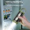 COB LED Nyckelring Ficklampa Multifunktionell Ficklampa Uppladdningsbar Ultralätt Campingficklampa för Utomhus Nödsituationer