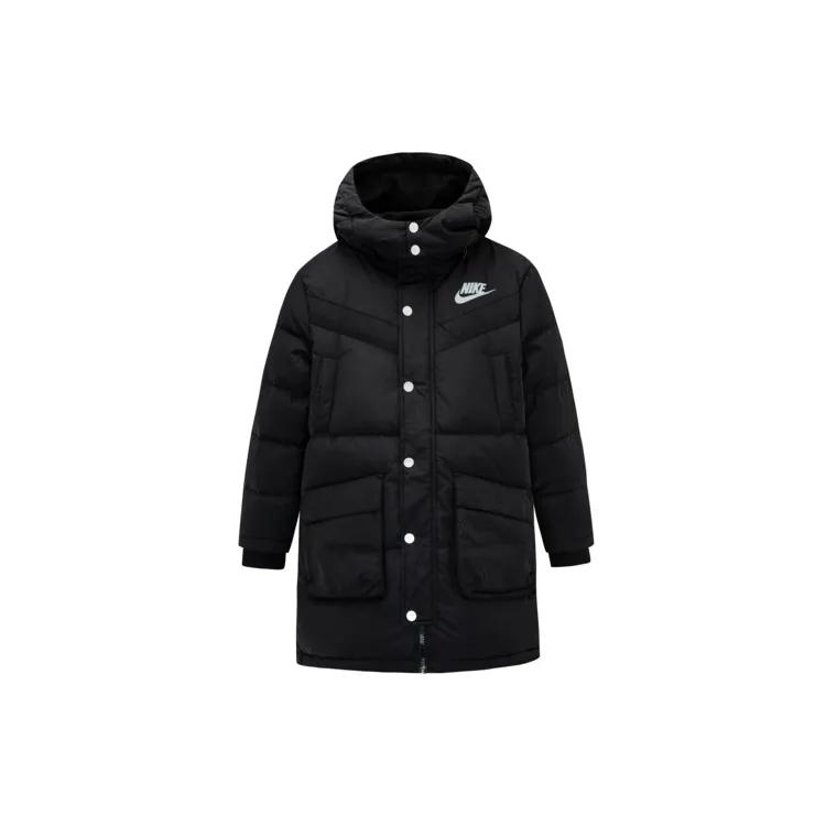 Nike Kids Down Jackets Hooded Moderate (Unisex) Down Jackets NY2042166GS 001 F01