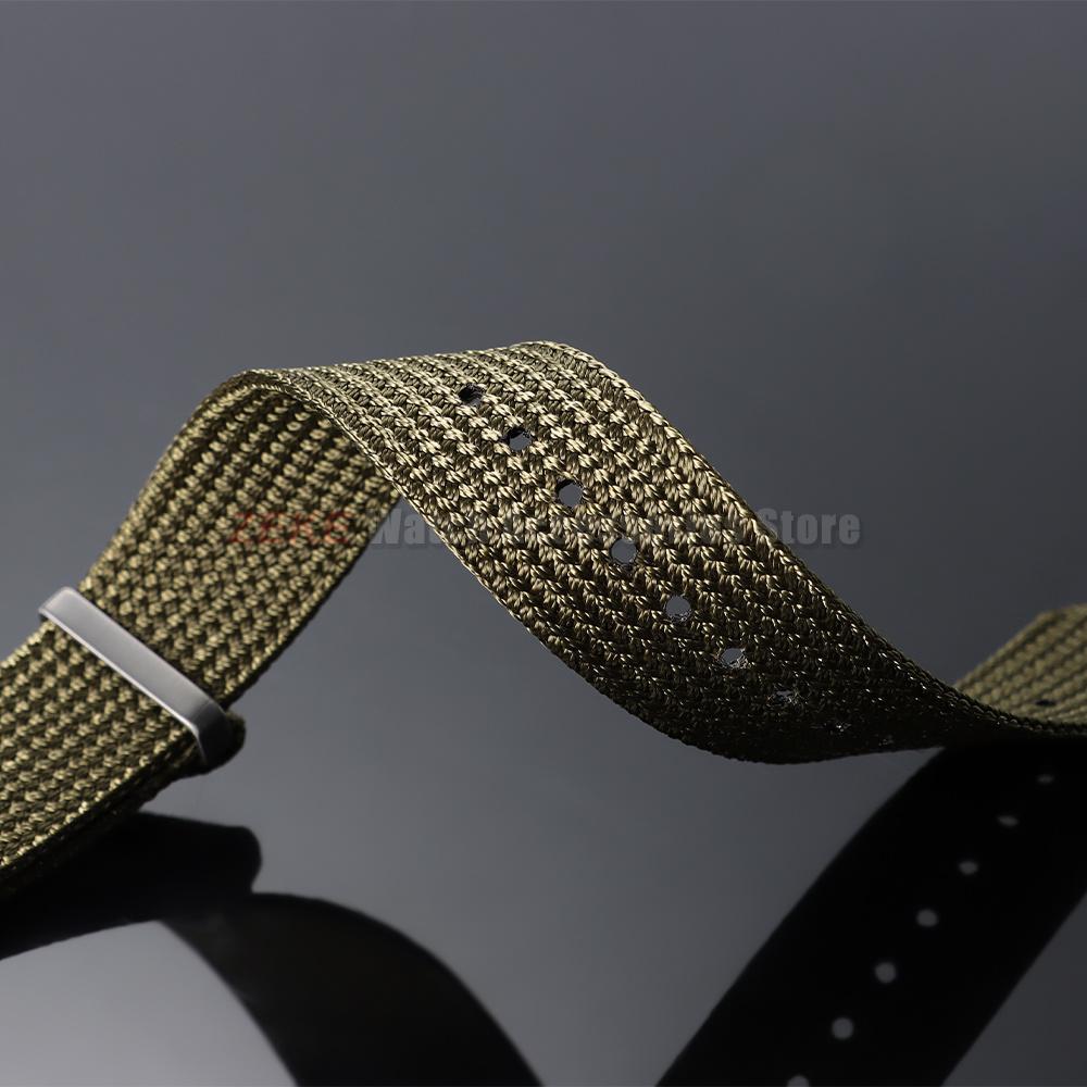 18/20/22mm Retro Woven Military Nylon Fabric Watch Strap for Omega for Citizen for Seiko Band One Piece Army Universal Bracelet