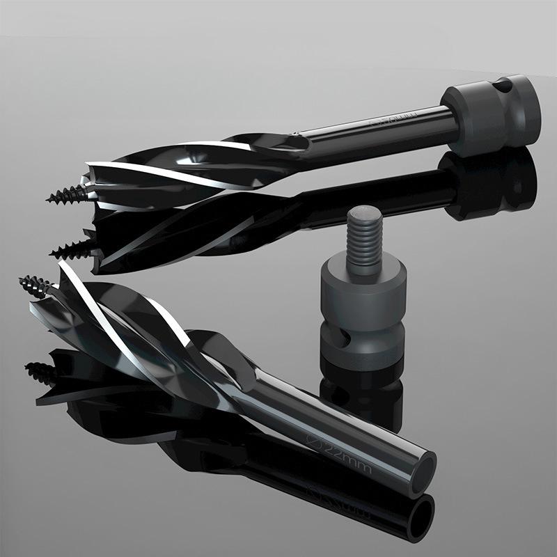 

14mm Four-Flute Woodworking Drill Bit and Hole Opener