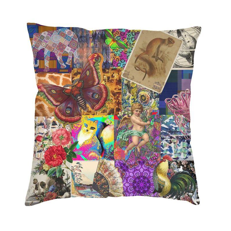 Victorian Angel Square Pillow Cover Home Decorative Vintage Angel Cushion Cover Throw Pillow For Sofa Double-Sided Printing