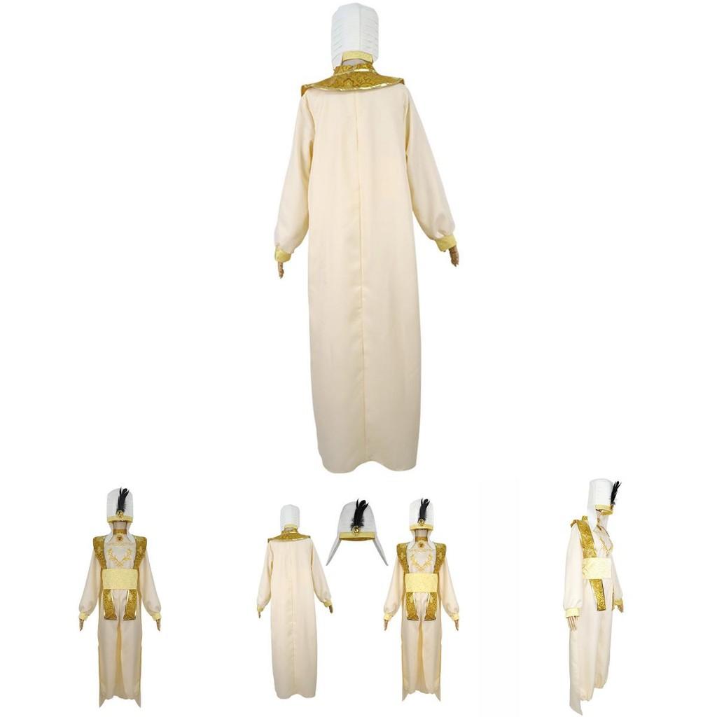 Stylish Arabian Prince Aladdin Adult Cosplay Costume Party Outfit With Hat