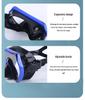 Large Frame Anti-Fog Diving Mask with Tempered Glass and Nose Clip for Adults