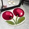 American Flower Carpet Absorbent Bathroom Entrance Carpet Entrance Door Wear Resistant Carpet Home Decoration