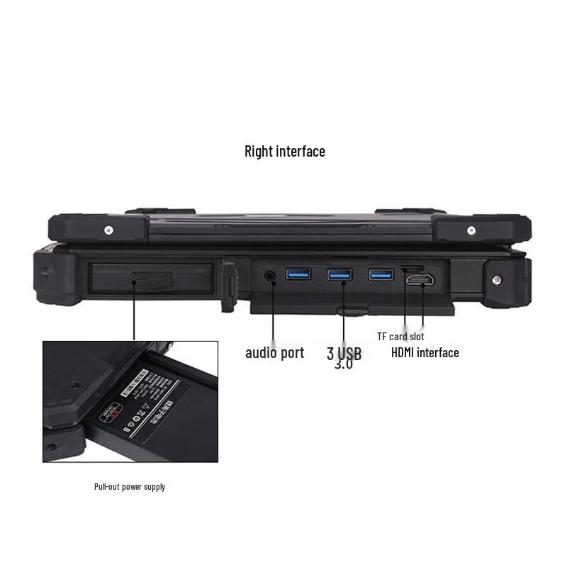 AICSHTER 15.6-inch Fully Rugged Laptop AIC-K156 (CN version)