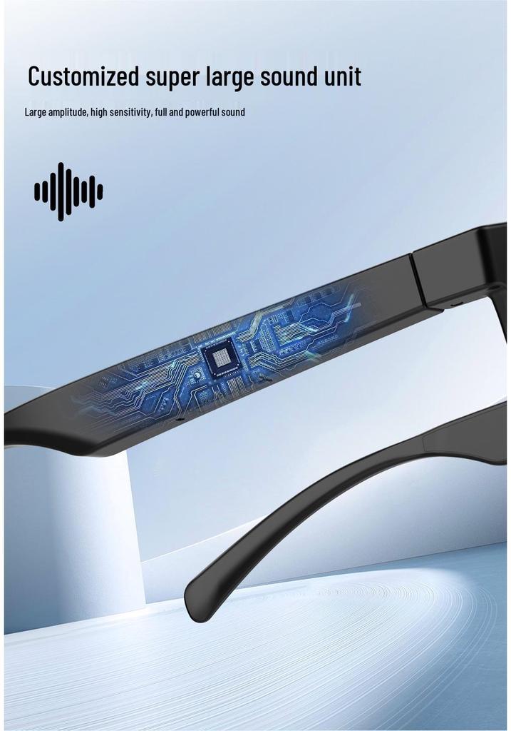 F02 Smart Bluetooth Audio Sunglasses: Ultra-light, Fashionable Sun & Eye Protection for Music, Sports, Cycling & Navigation