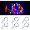 Ostwiki Fairy Lights Battery Operated, 6-Pack Mini String Lights(Colorful)