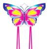 New Dream Butterfly Kite - Blue Pink, High-Grade With Line Reel, Suitable for Adults & Children, Easy to Fly