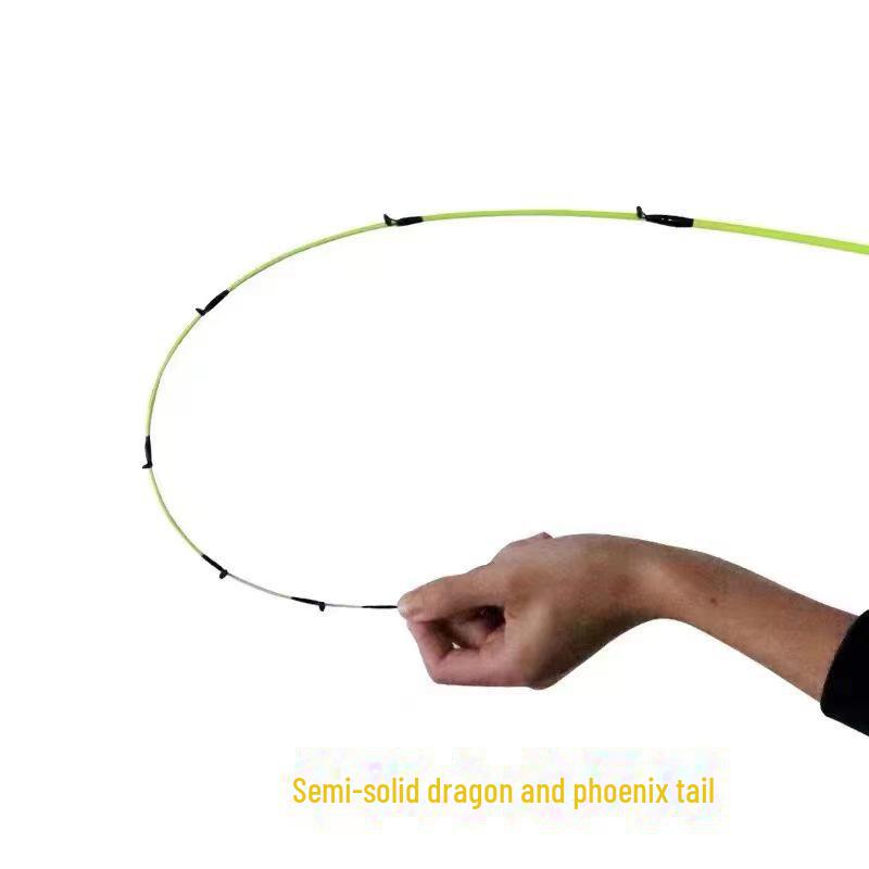 

Флуоресцентный желтый мягкий хвост ML регулируемый Luya рыболовное удилище 1.61.82.1 2.4 - небольшое морское удилище для ловли на плот 1.6m