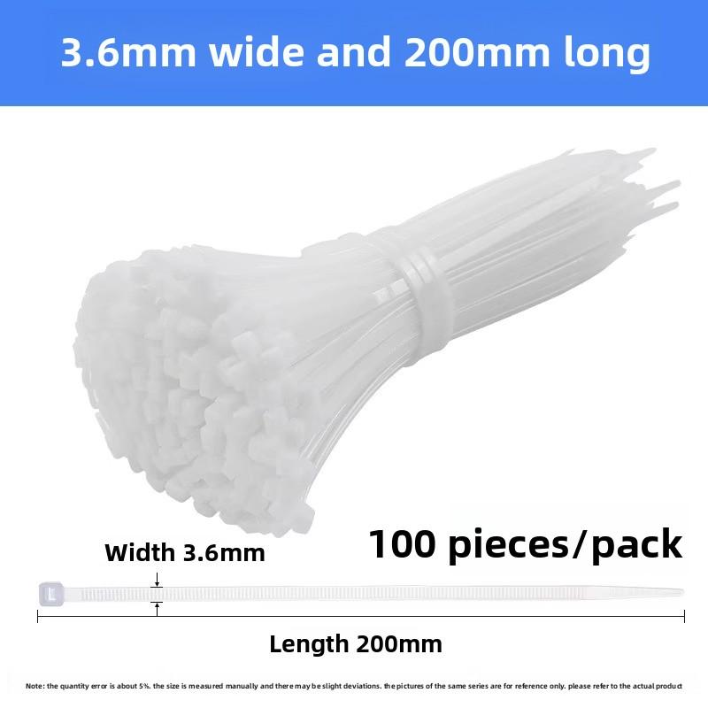 High-Strength Nylon Plastic Self-Locking Cable Ties for Transportation and Fixation