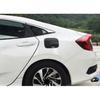 Gas Tank Cap Cover Fuel Filler Cover For Honda Civic 2016- ABS Carbon Fiber