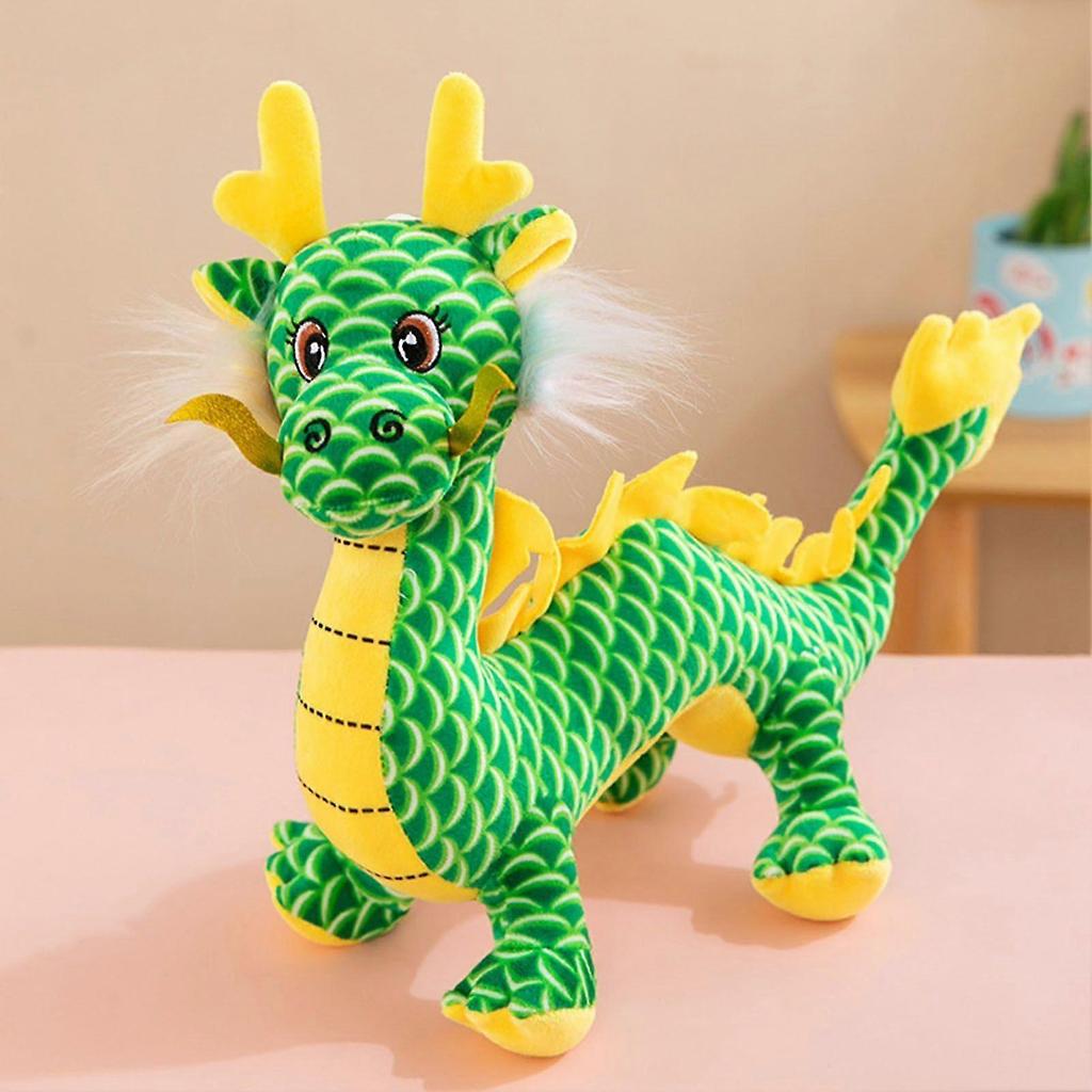 26-27 New Year Dragon Mascot Simulation Dragon Doll Zodiac Dragon Plush Toy