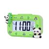 Green Bamboo Bear Alarm Clock for Students with Timing Music Alarm for Middle School and High School Students Boys and Girls Smart Electronic Clock