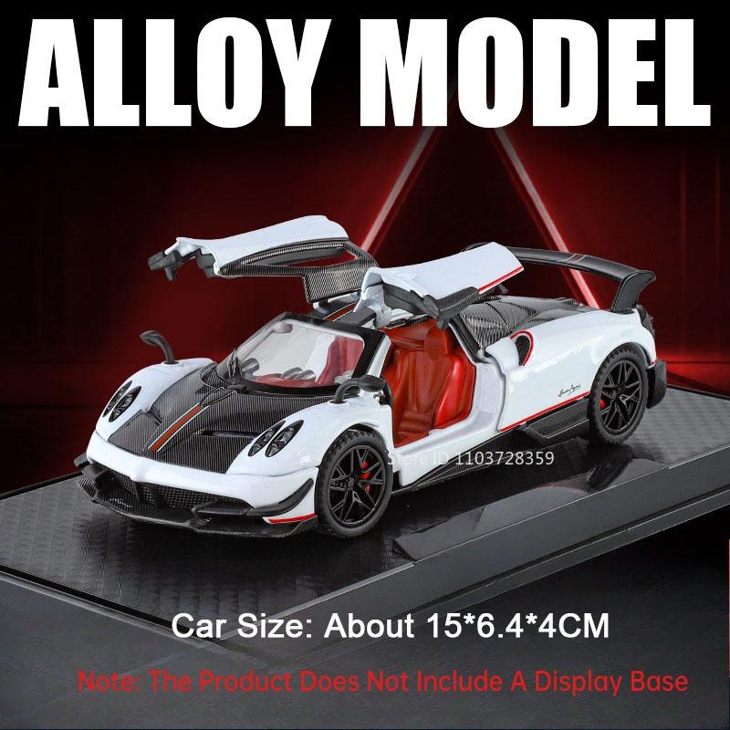1:32 Modèles de Jouets Supercar Pagani Huayra Bc Supercar Alliage Moulé Sous Pression Son Lumière Portes Ouvertes Tirer en Arrière Voitures de Sport Jouets Pour Enfants