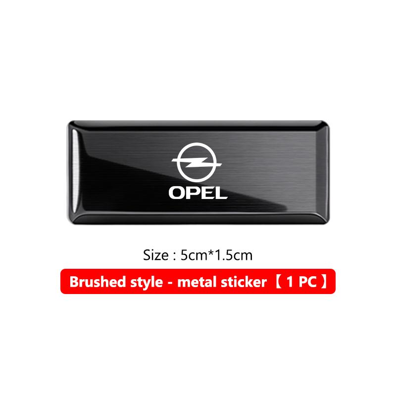 Dla logo samochodu Opel Naklejka na karoserię Emblemat ze stopu aluminium Naklejki samochodowe Odznaka Astra G J F K Vectra C H Corsa C B D Omega
