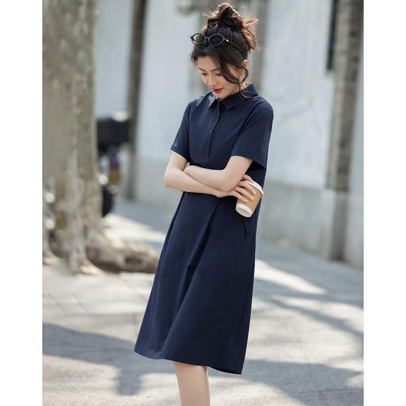 Demana Women's Cool-Touch Polo Midi Dress