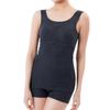 Not Found Beauty Warming Solid Sleeveless Tank Top with 1 Slightly Brushed Inner Removable Fukusuke Black [Fukusuke] [Satisfied] Cups, Piece, Side,