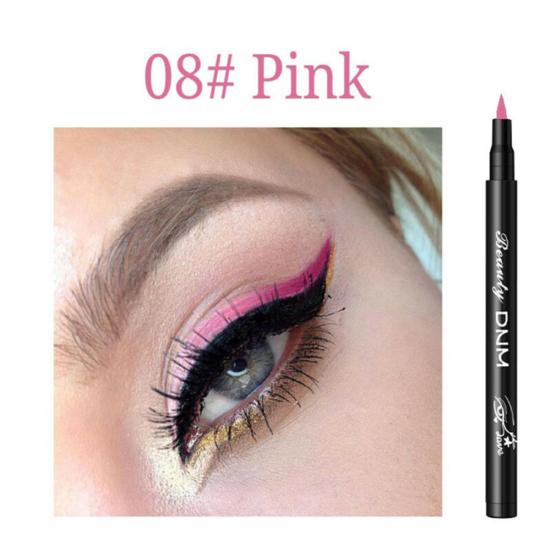 12 Colors Liquid Eyeliner Waterproof Sweat-proof Lasting Non Smudge Eye Makeup