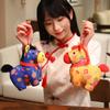 Fabric Zodiac-Horse Plush To Ideal Zodiac-Horse Present For Lunars New Year Charming Home & Office Display