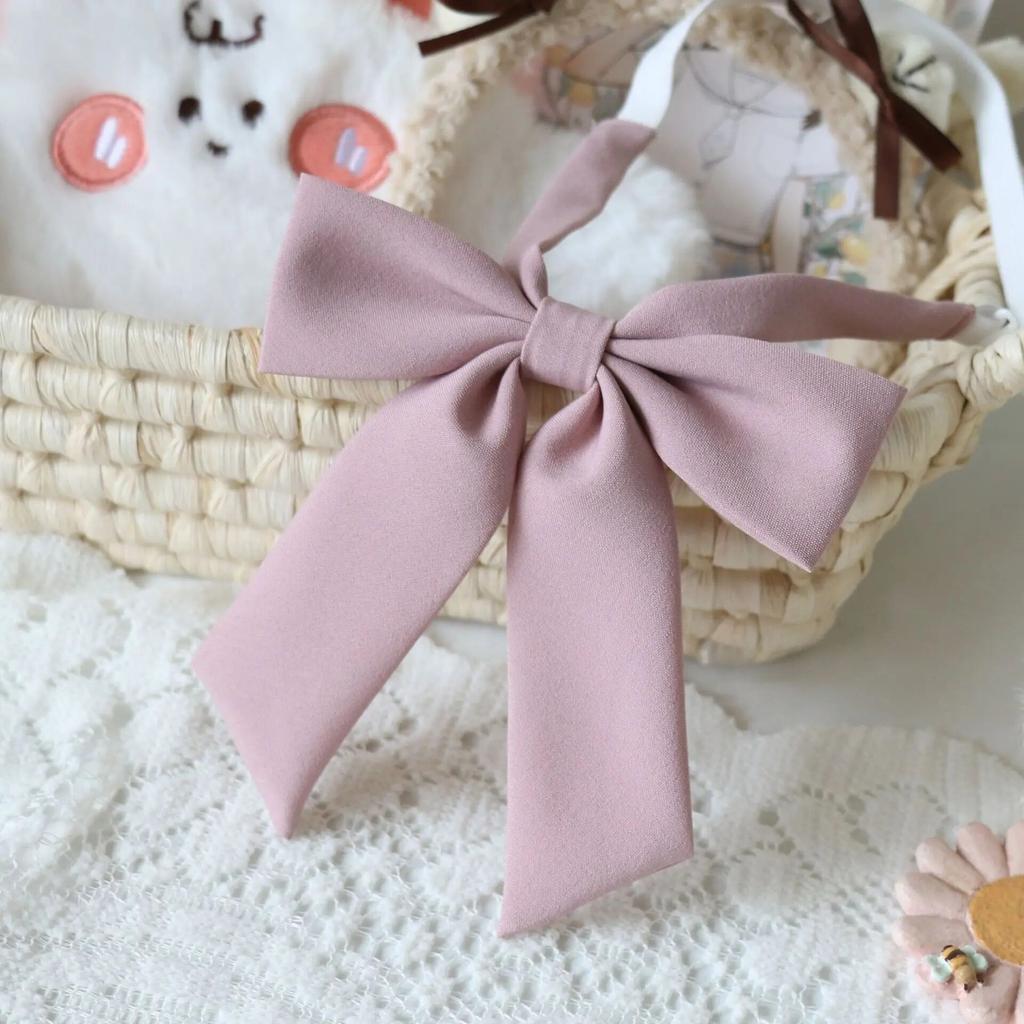 Papion mare drăguț roz moale pene gigant rădăcină moale fată arc feminin teșit pachet material