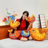 Chinese Festive Koi Pillow: Sofa, Office, Bay Window Cushion & New Year Ornament