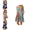 Women's Summer Boho Floral Tank Dress With Comfortable Loose Fit For Casual Beach Outings