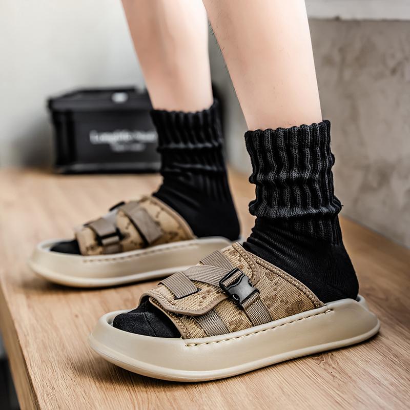 Fashion Trendy Men's Beach Shoes Classic Styles by Fashion Designers Leisure Street Walking Comfortable and Daily Breathable Slippers