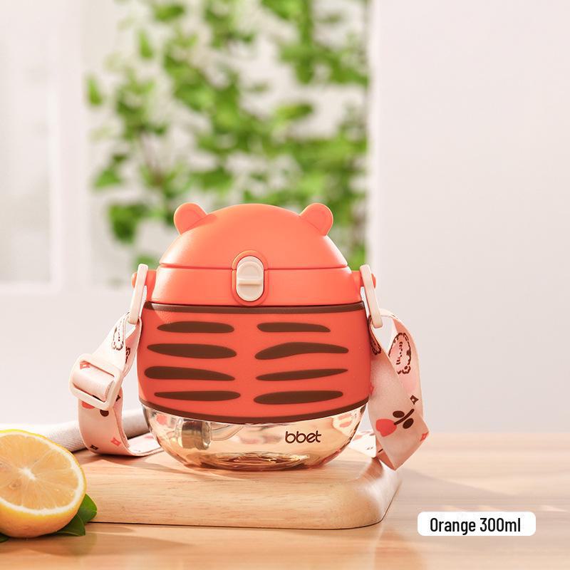 Cartoon Tiger Baby Drinking Cup - PPSU Water Cup for Toddlers & Kindergarten Kids