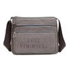 Business bag Men's and women's nylon collection wallet Canvas charging bag Cashier shoulder messenger bag Oxford cloth bag Korean version satchel bag