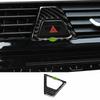 For BMW 5 Series 18- Real Carbon Fiber Console Emergency Light Switch Decor