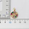 Nidin Hot Sale Initial Multicolor Zircon Necklace Charm Letter Necklace Name Jewelry For Women Men Accessories Party Gift