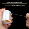 Elastic Cord for Round Crystal Buddhist Beads: Bracelet, Necklace, and Jade Beading String.