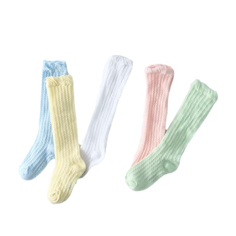 Frühling neue Baby Kniestrümpfe einfarbig Klimaanlagen Anti-Mücken Socken Sommer Baby atmungsaktive Anti-Mücken Strümpfe