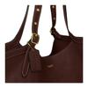 Coach Gramercy 35 Ciondolo Logo Chiusura Magnetica Borsa Tote in Pelle Granata Donna tote Acero CAM00-B4MPL