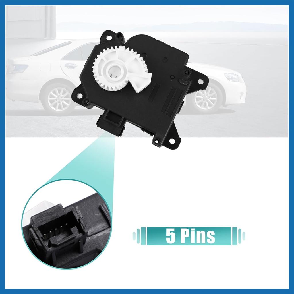 604-906 A/C Heater Air Blend Door Actuator for Toyota Avalon 2005-2018 for Toyota Camry 2007-2017 for Toyota Venza 2009-2016 for Lexus RX350 ES350