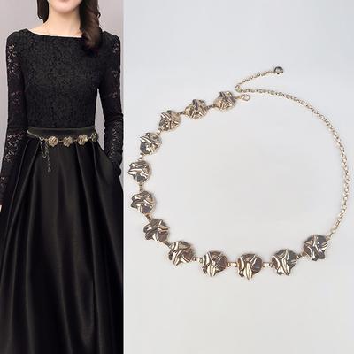 European and American Metal Waist Chain Women's Belt Trendy and Personalized Skirt Decoration To Make Women's Slimming