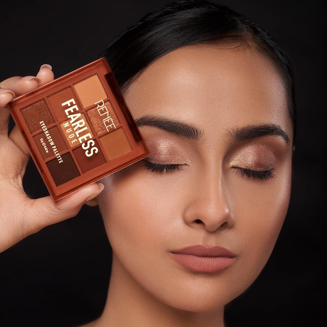 Палитра теней для век RENEE Fearless — розовая — фото 12