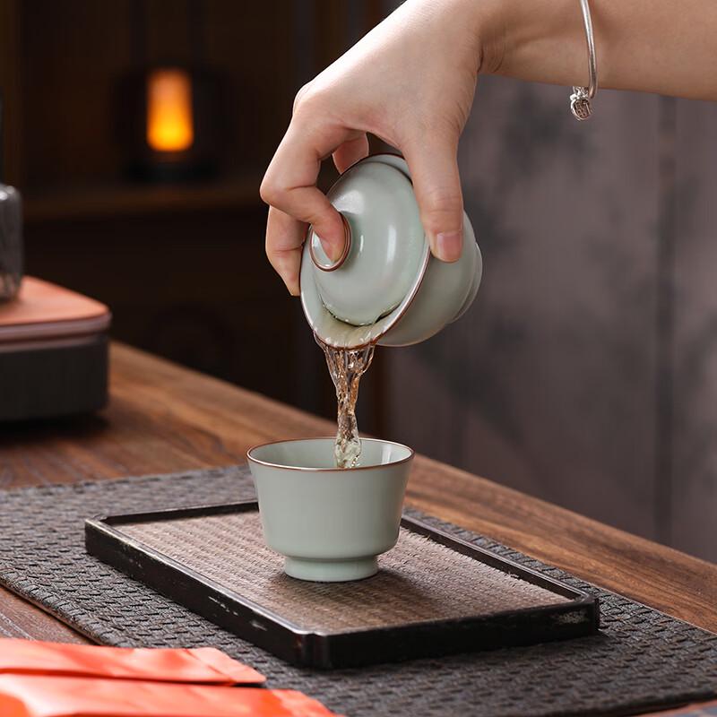 Sushi Ceramics Ru Kiln Wuyi Rock Tea Gift Set