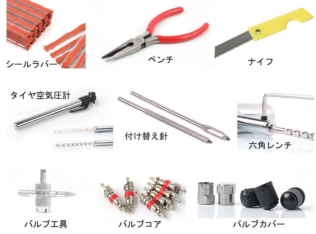 Haverain Reifenreparaturwerkzeugsatz mit Aufbewahrungskoffer, Pannenset für Auto, Motorrad,