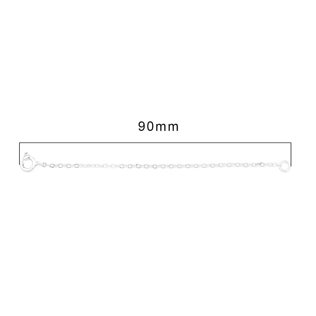 Copper Brass Necklace Extension Chain Bulk Bracelet Extended Chains Tail Extender With Snap Spring Clips For DIY Jewelry Making