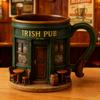 Irish Pub Resin Stainless Steel Mug Home Resin Crafts Ornaments
