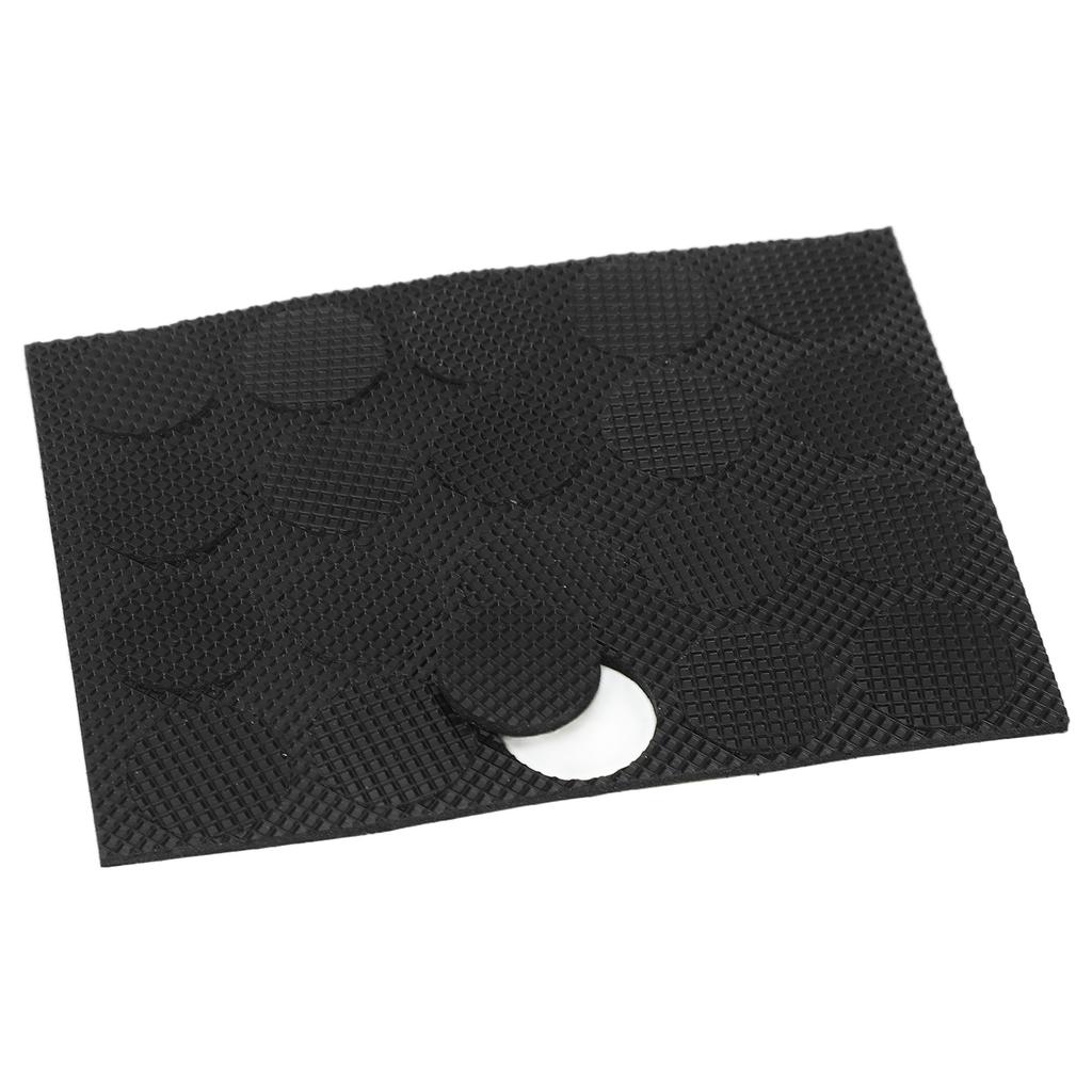 20 Stück Gitarrenplektrum-Griff Rutschfest Bequeme Gummi Runde Plektrum-Griffe Feste Verbindung Gitarrenzubehör