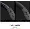 3D Embossed Suede Car Steering Wheel Cover with Chasing Light and Carbon Fiber Handle Cover