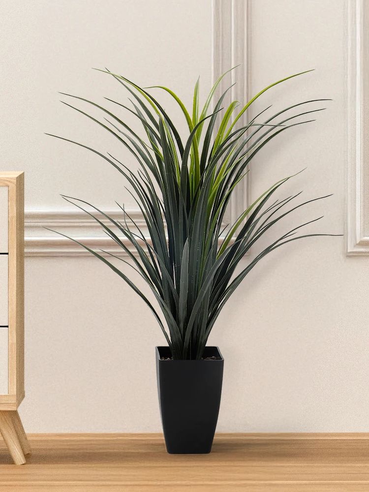 Artificial Plastic Flower Potted Plants - Home/Office/Wedding Decor, Desktop Bonsai Gift for Balcony/Party, Fake Plants Ornament
