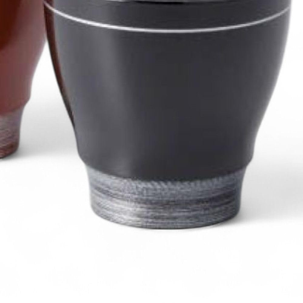 Set of 2 Made In Japan with a Synthetic Wood and Resin Urethane Dishwasher J-kitchens Teacups, Finish, Coating, Safe, PID-530025