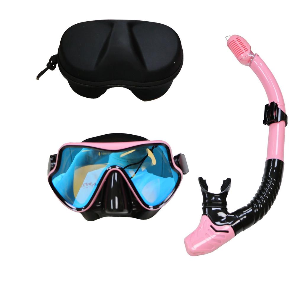 New diving goggles snorkeling mask snorkel set