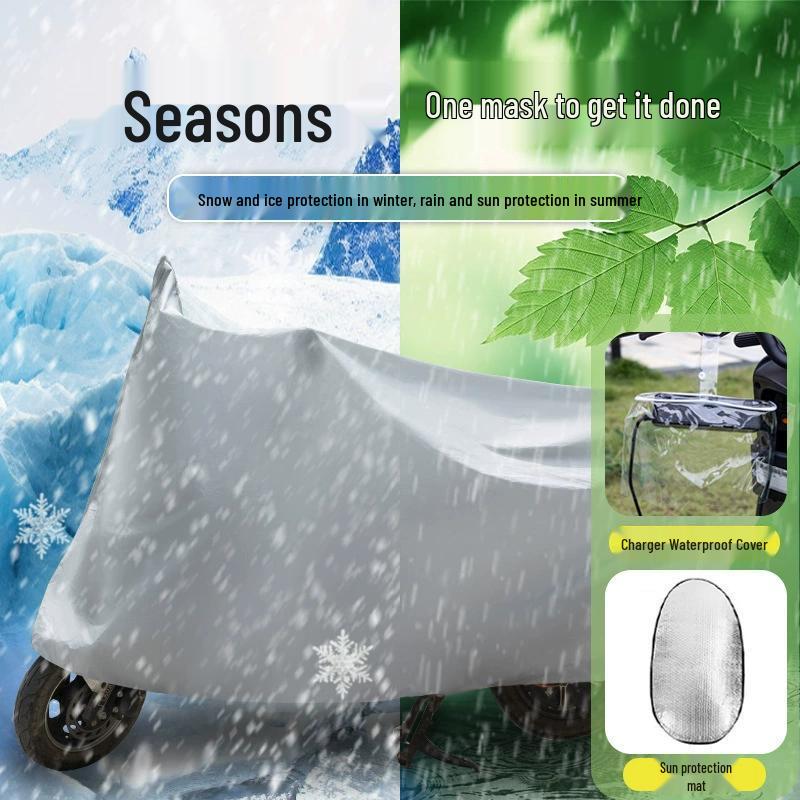 Weatherproof Electric Car Cover, Sun and Rain Protection, Dust Resistant, Thickened Design