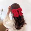 Fashion Large Ribbon Bow Hair Clips For Women Trendy Satin Bowknot Hairpins Cute Ponytail Barrettes Ladies Hair Accessories Gift