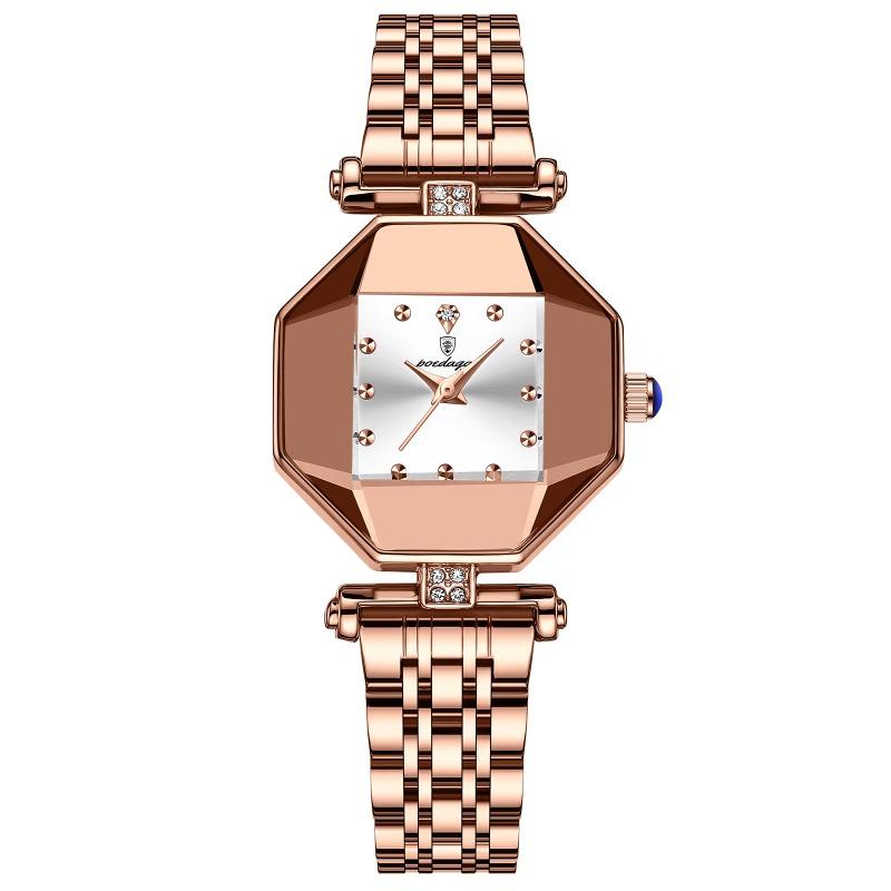 Top Brand New Waterproof Women's Watch Ultra-thin Quartz Diamond-encrusted Fashion Personalized Watch